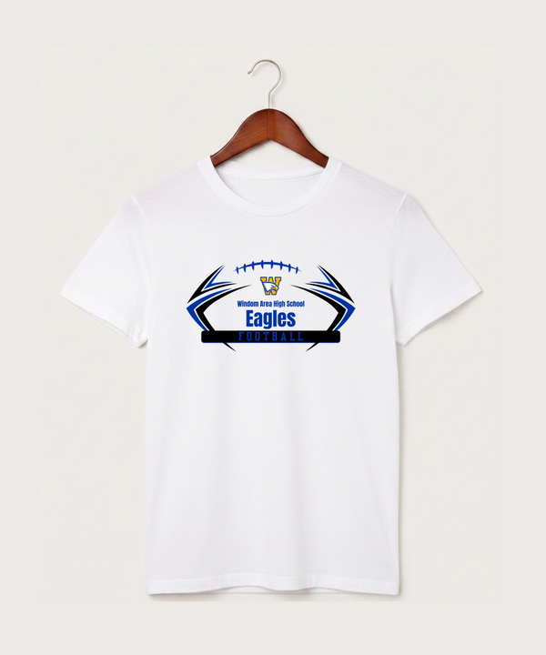 Windom Area High School Football (Boys) - White T-Shirt - Full Front