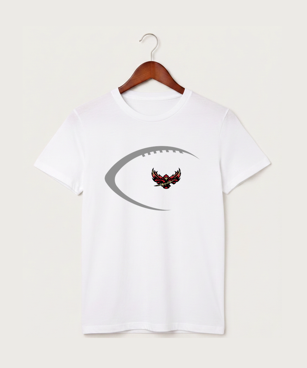 Gfw High School Football (Boys) - White T-Shirt - Full Front
