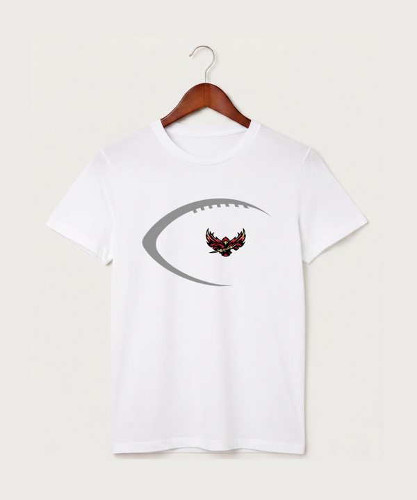 Gfw High School Football (Boys) - White T-Shirt - Full Front