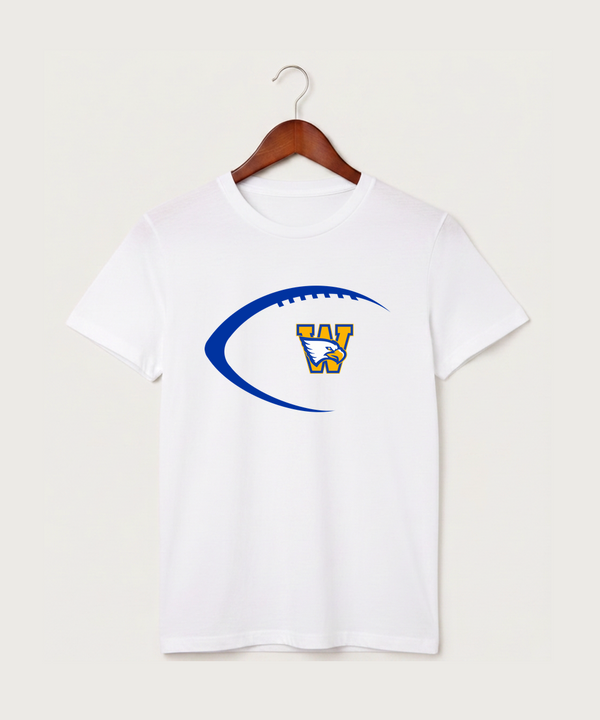 Windom Area High School Football (Boys) - White T-Shirt - Full Front