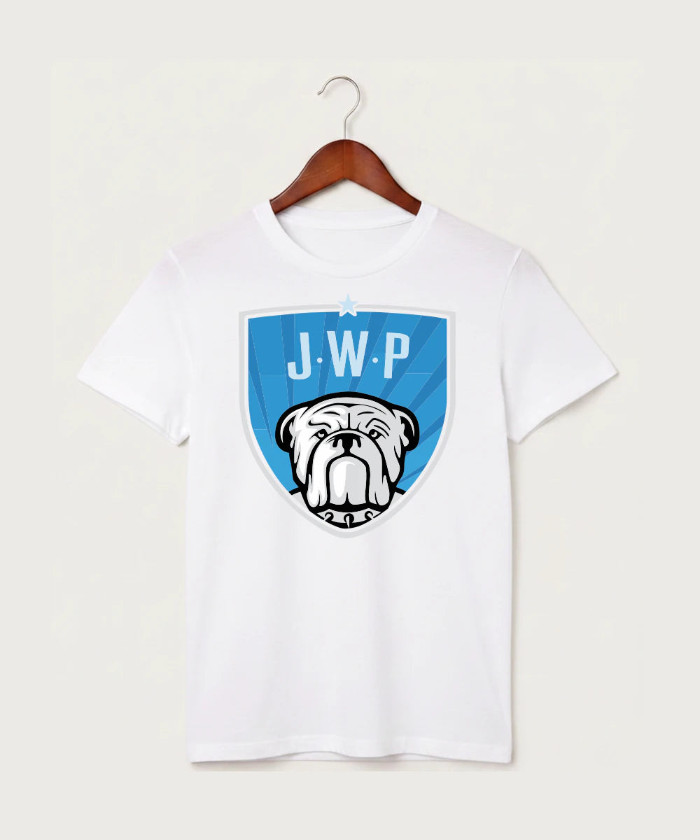 Janesville Waldorf Pemberton Volleyball (Girls) - White T-Shirt - Full Front