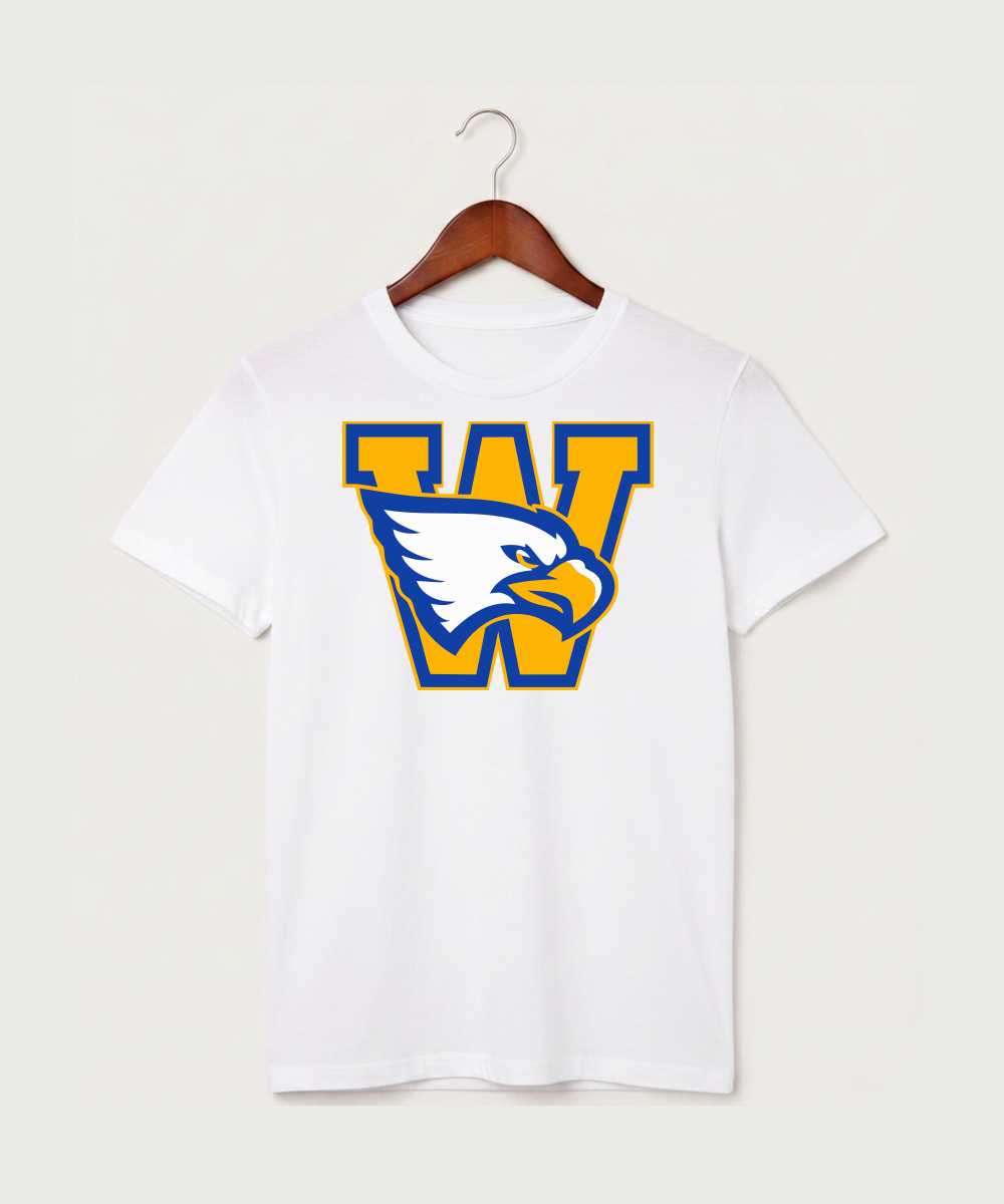Windom Area High School Volleyball (Girls) - White T-Shirt - Full Front