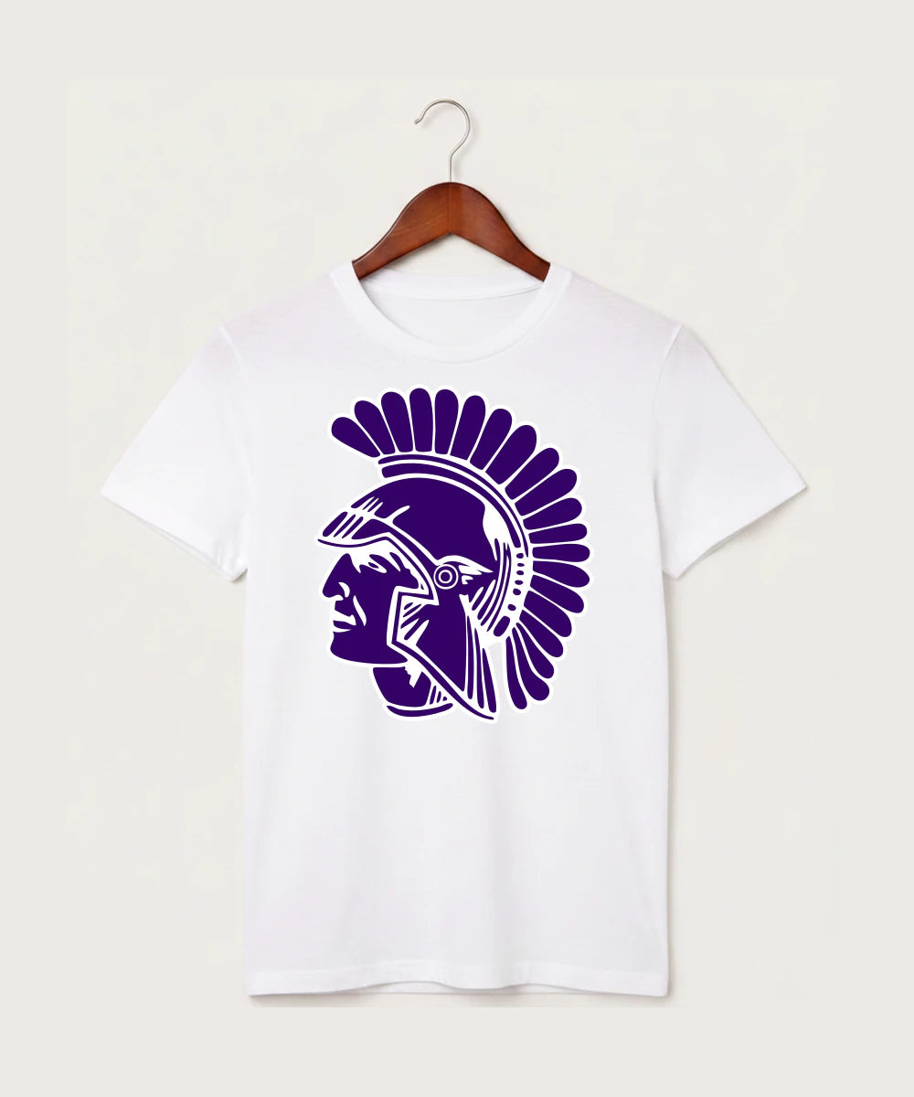Barnesville High School Football (Boys) - White T-Shirt - Full Front