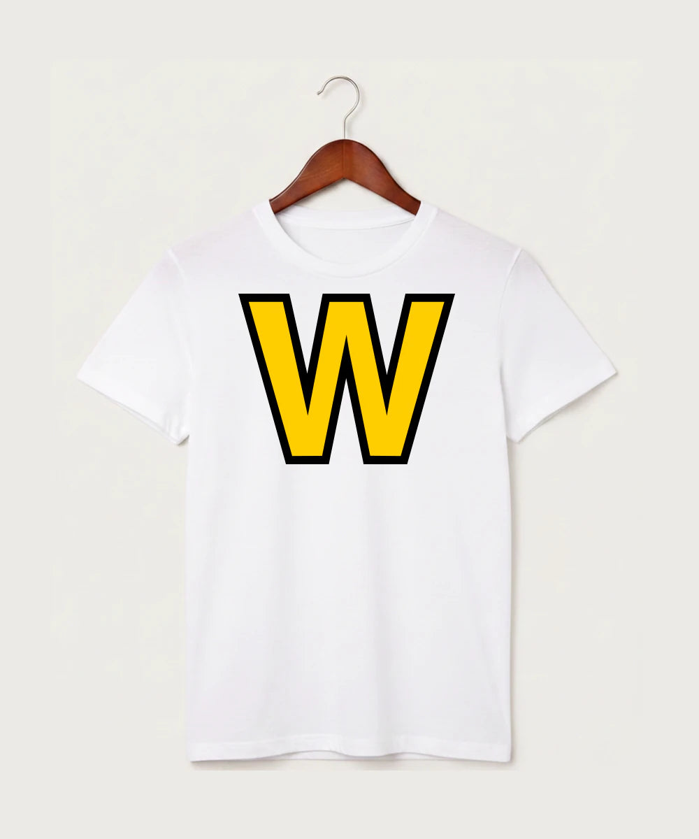 Warroad High School Football (Boys) - White T-Shirt - Full Front