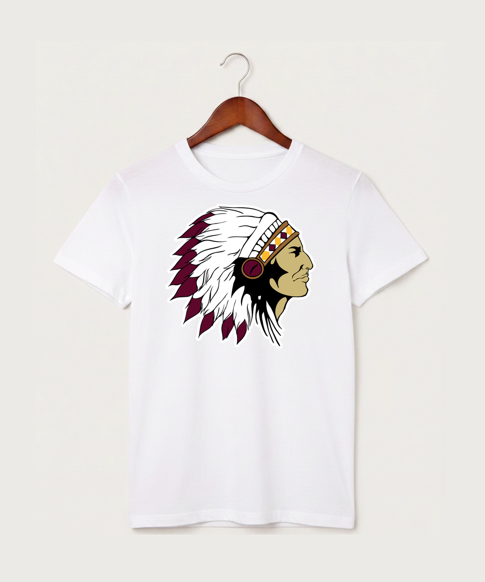 Stockton High School Football - White T-Shirt - Full Front