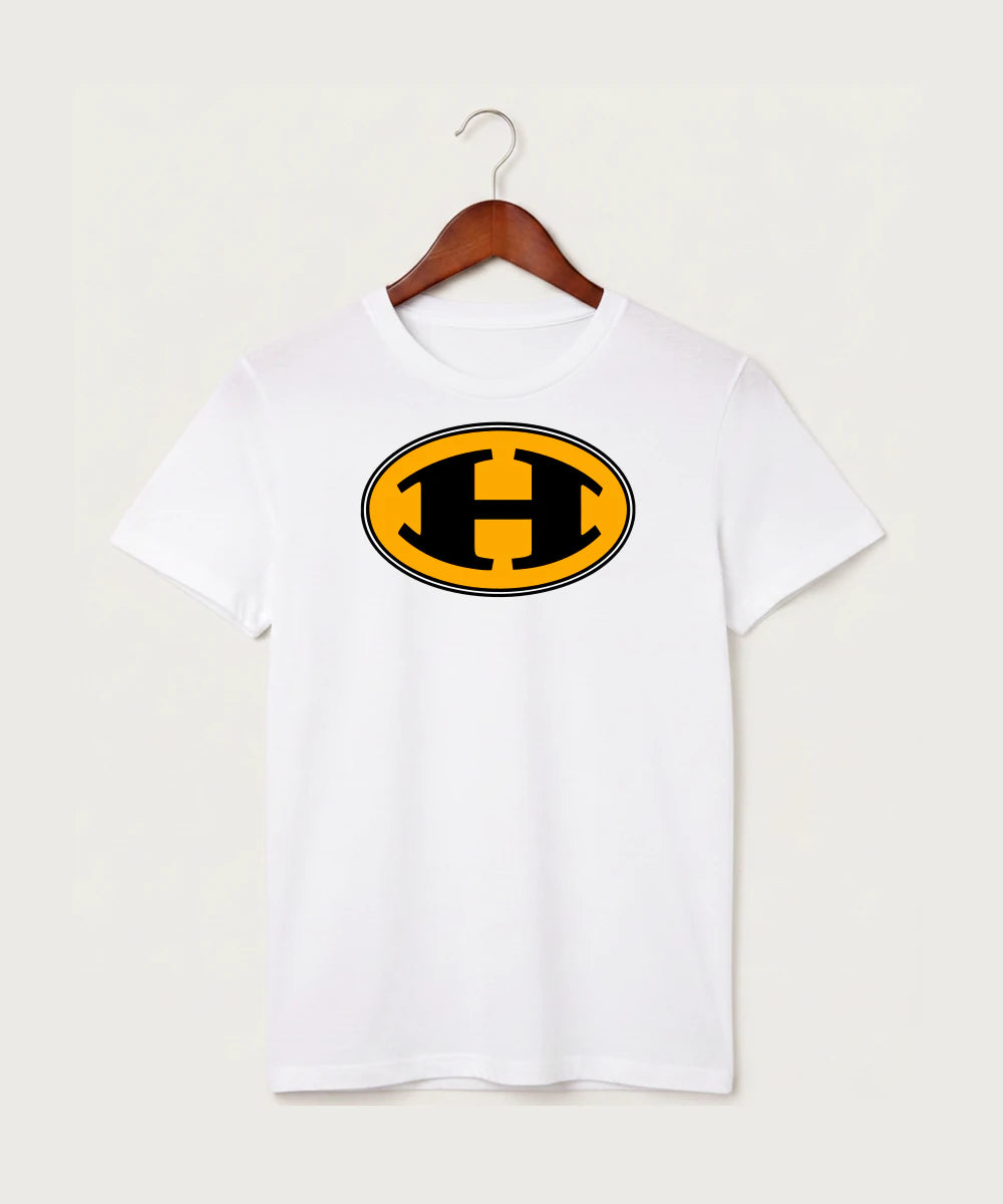 Hutchinson High School Football (Boys) - White T-Shirt - Full Front