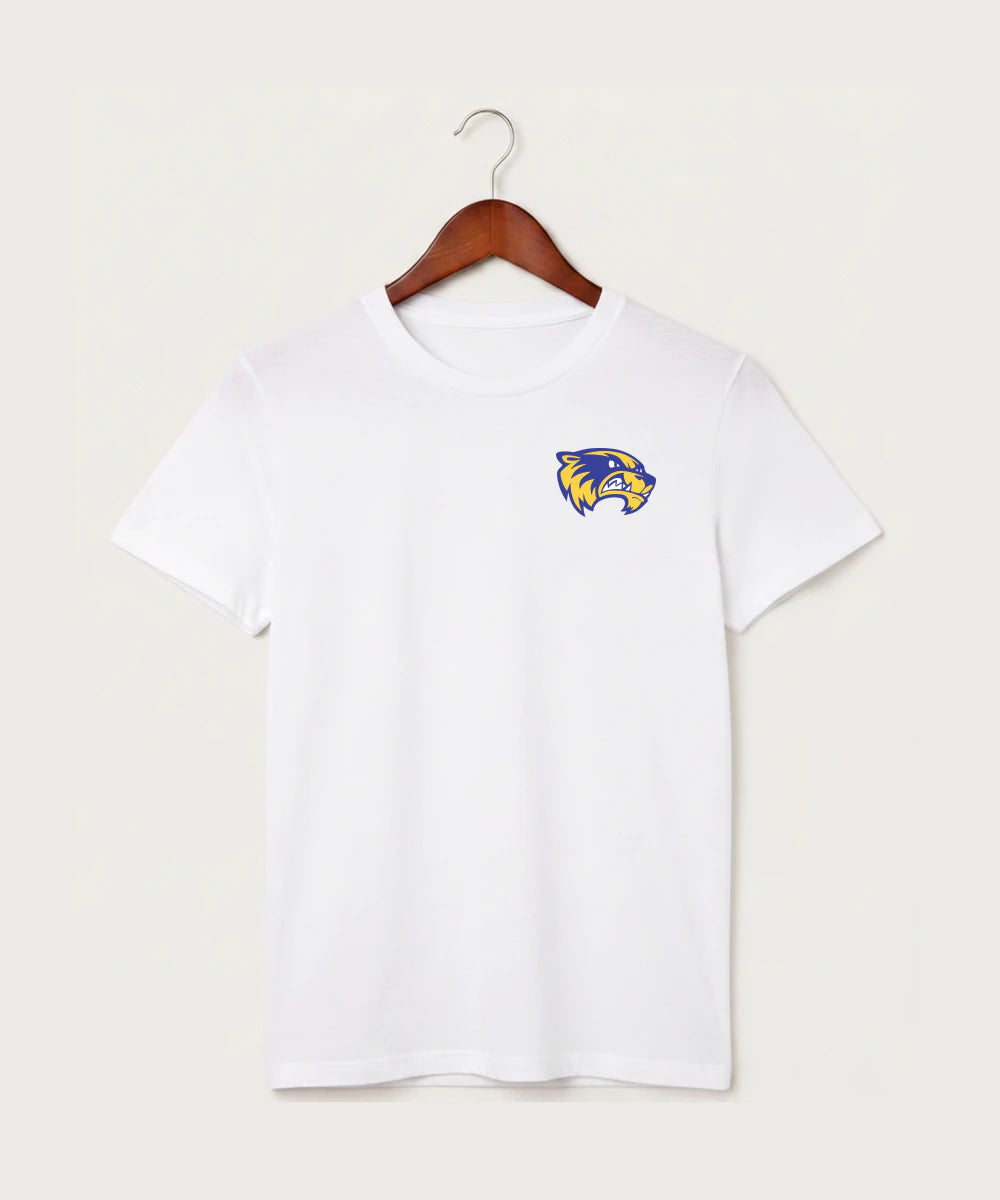 Wadena Deer Creek High School Football (Boys) - White T-Shirt - Left Chest