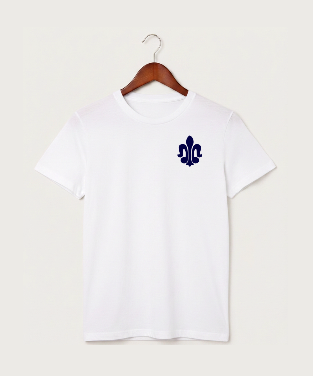 Saint Peter High School Athletics - White T-Shirt - Left Chest