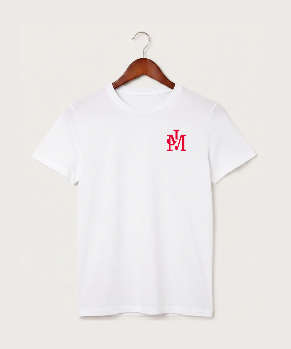 John Marshall High School Cross Country (Coed) - White T-Shirt - Left Chest