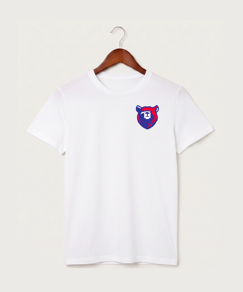 Bertha Hewitt High School Football (Boys) - White T-Shirt - Left Chest