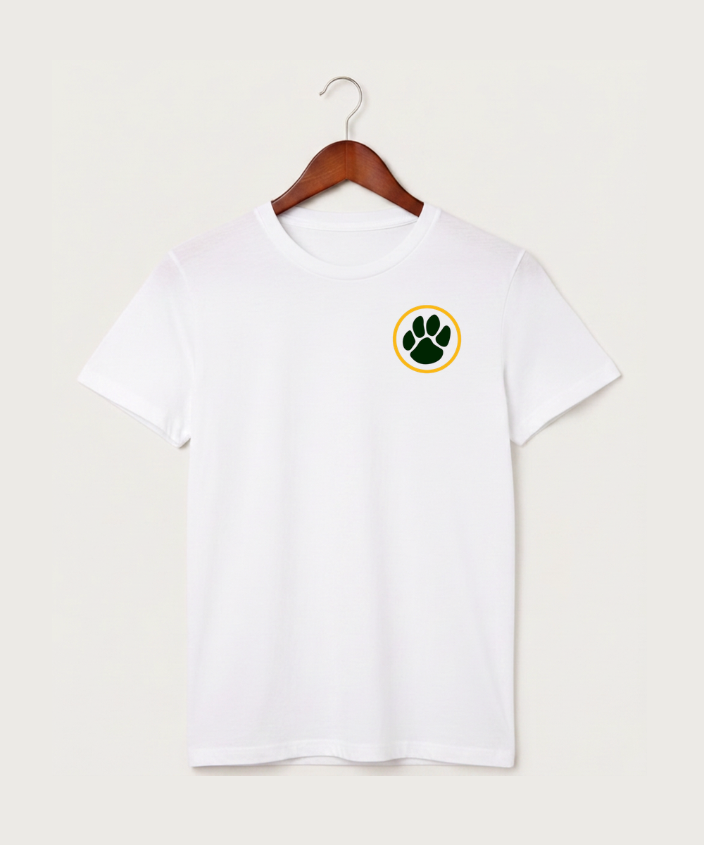 Ashwaubenon High School Team Store - White T-Shirt - Left Chest