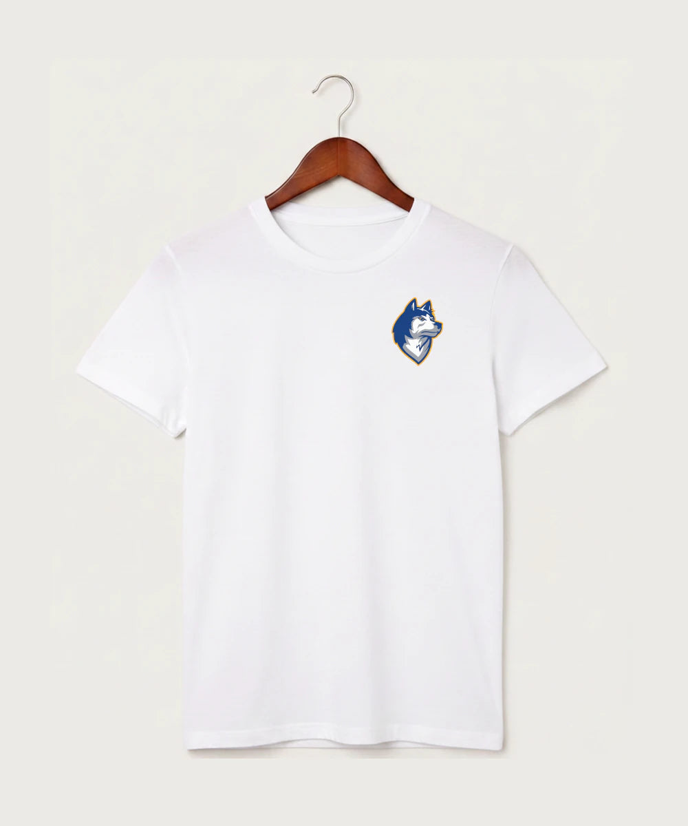 Bigfork Senior High School Football (Boys) - White T-Shirt - Left Chest
