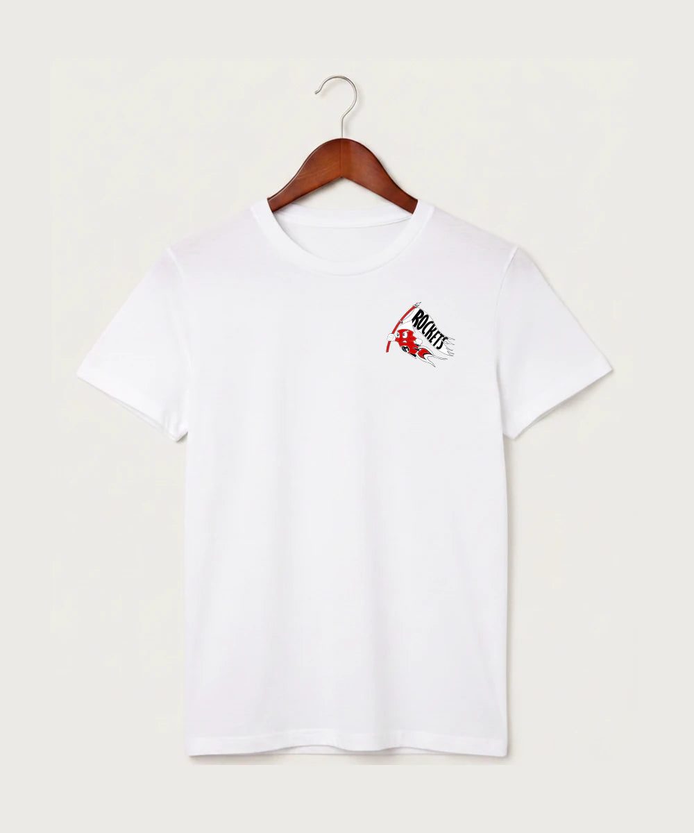 John Marshall High School Swim Dive Girls - White T-Shirt - Left Chest