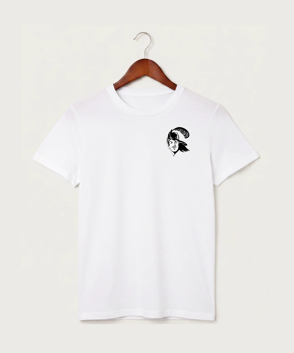 Border West Football (Boys) - White T-Shirt - Left Chest