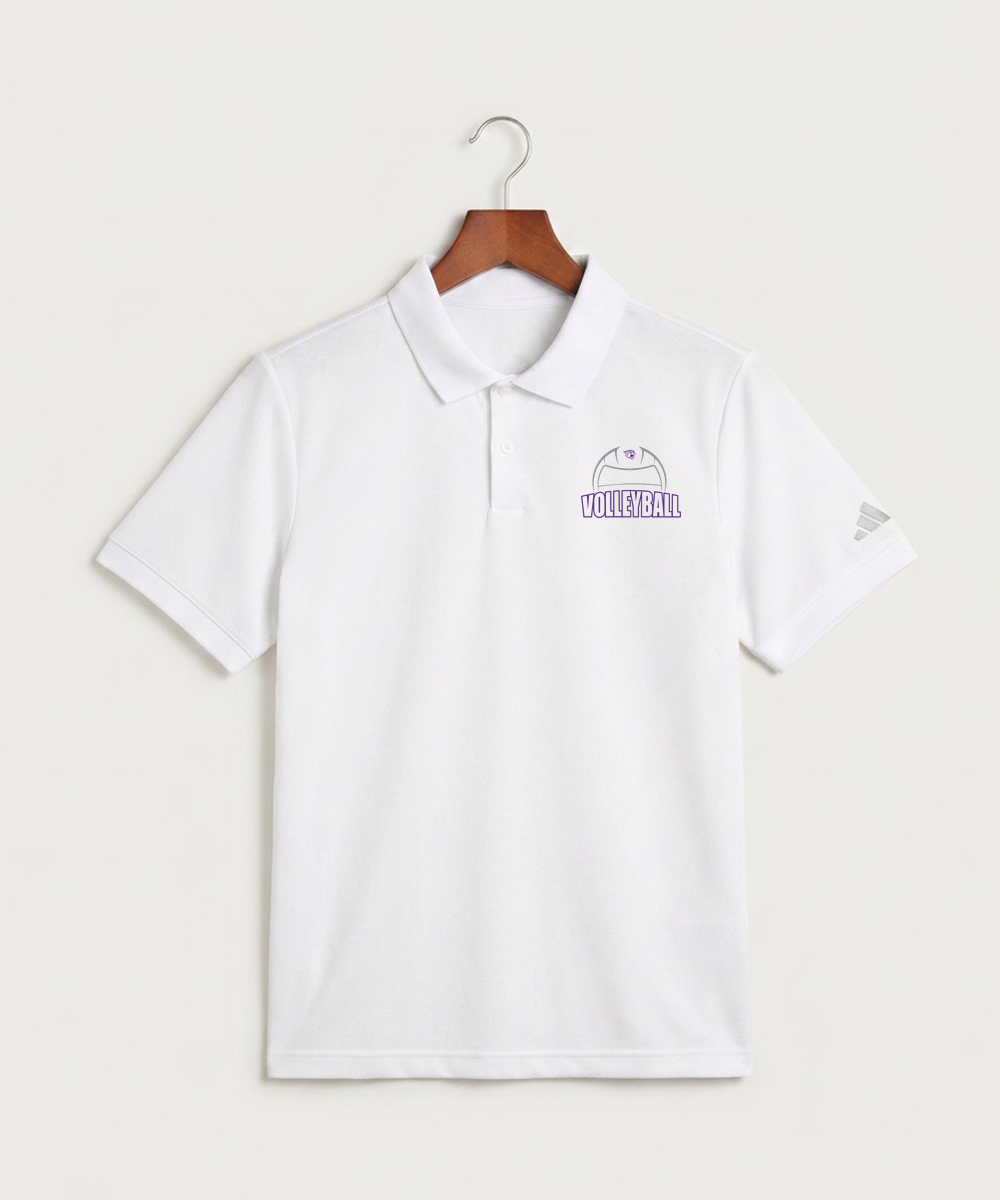 Goodhue High School Volleyball (Girls) - White Polo - Left Chest