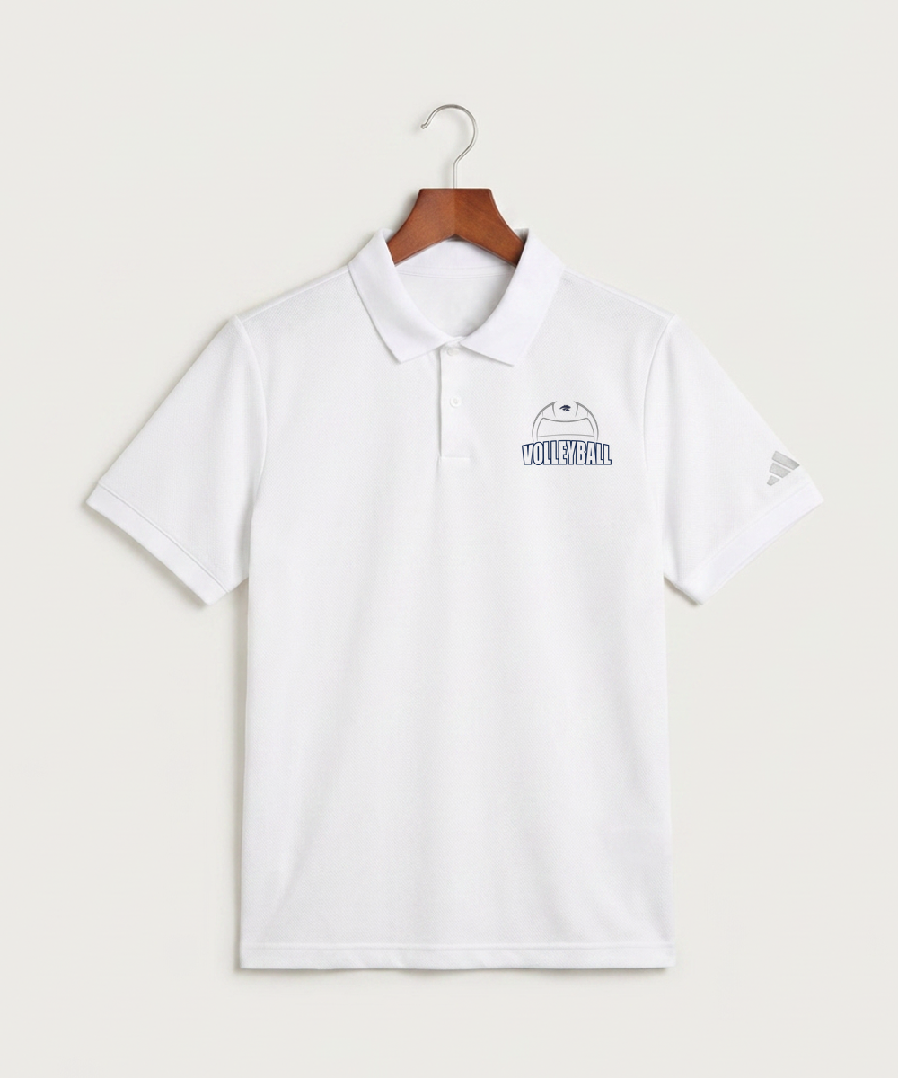 Zumbrota Mazeppa High School Volleyball (Girls) - White Polo - Left Chest