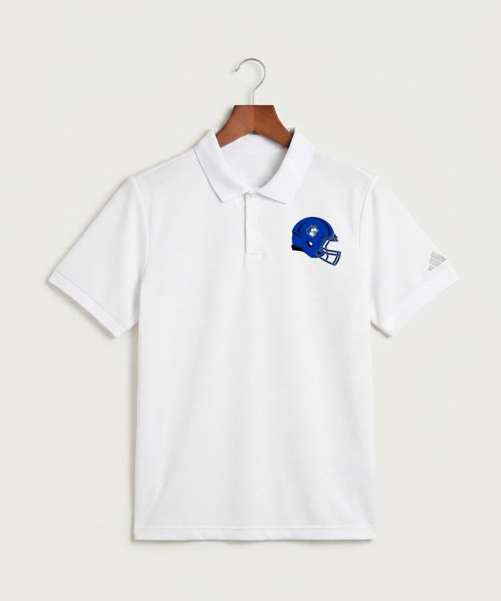 Bigfork Senior High School Football (Boys) - White Polo - Left Chest