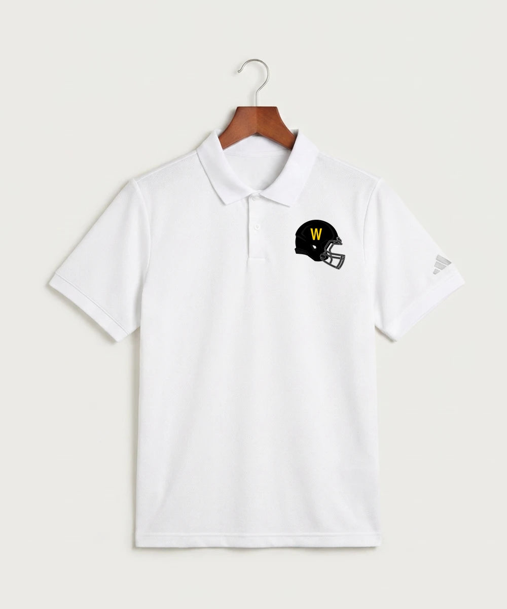 Warroad High School Football (Boys) - White Polo - Left Chest