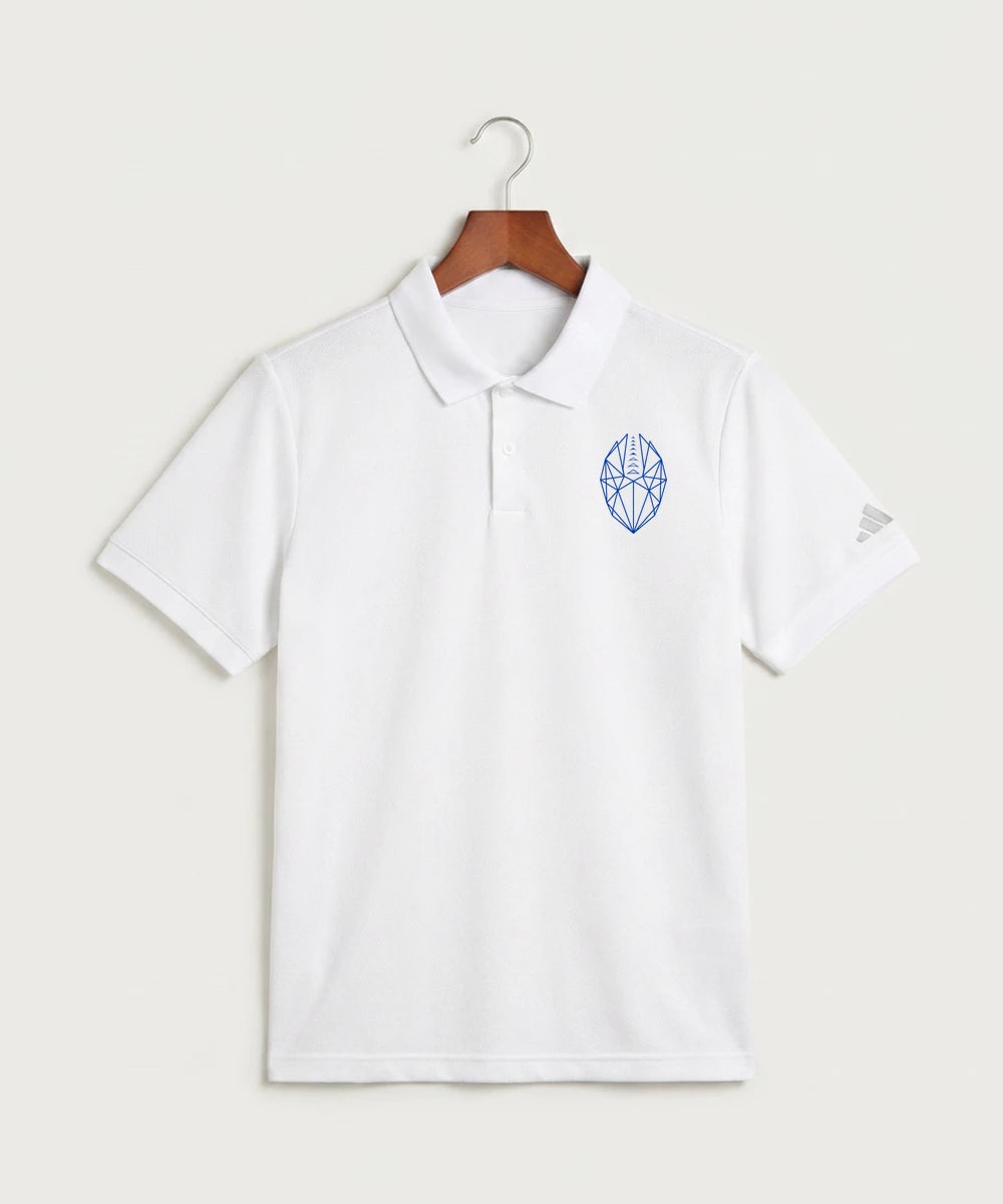 West Bend West High School Football - White Polo - Left Chest