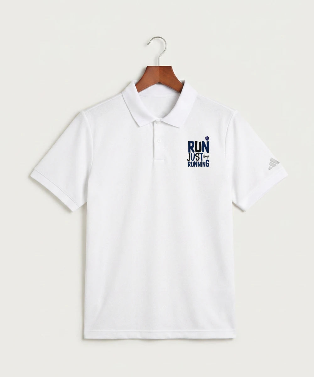 Saint Peter High School Athletics - White Polo - Left Chest