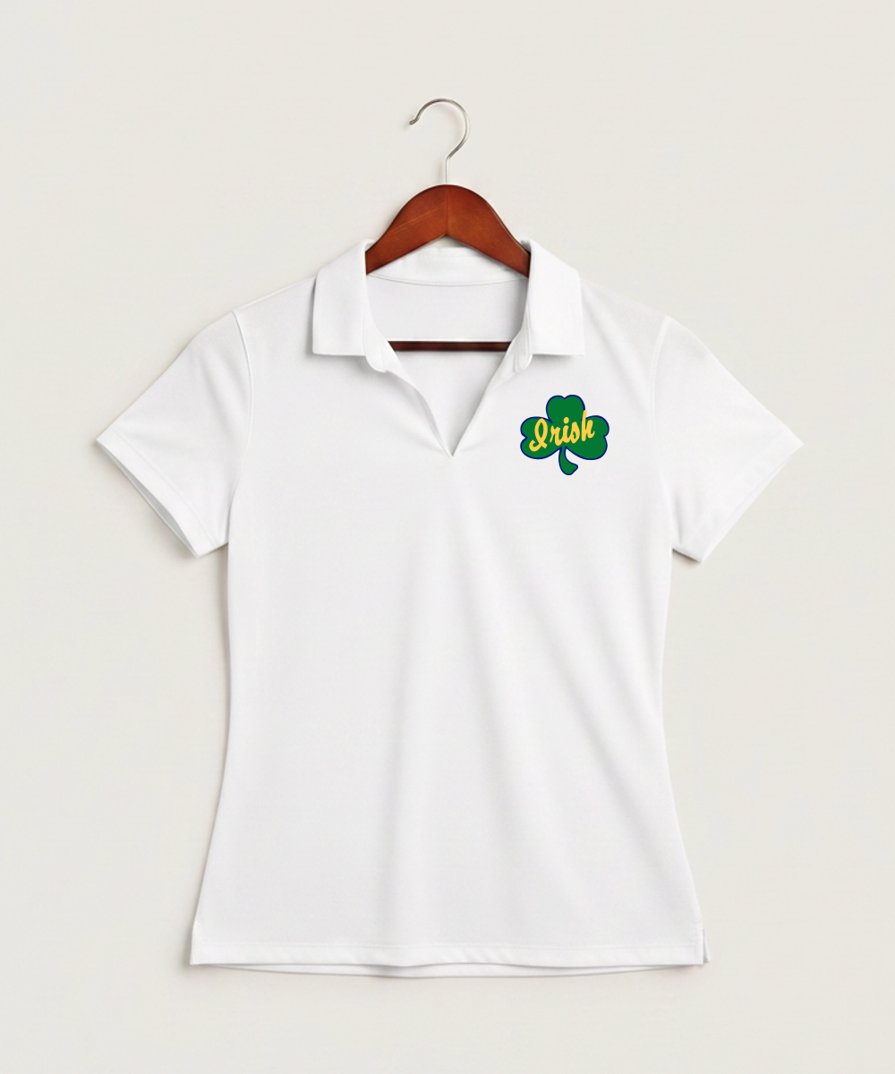 Rosemount High School Volleyball (Girls) - White Polo - Left Chest