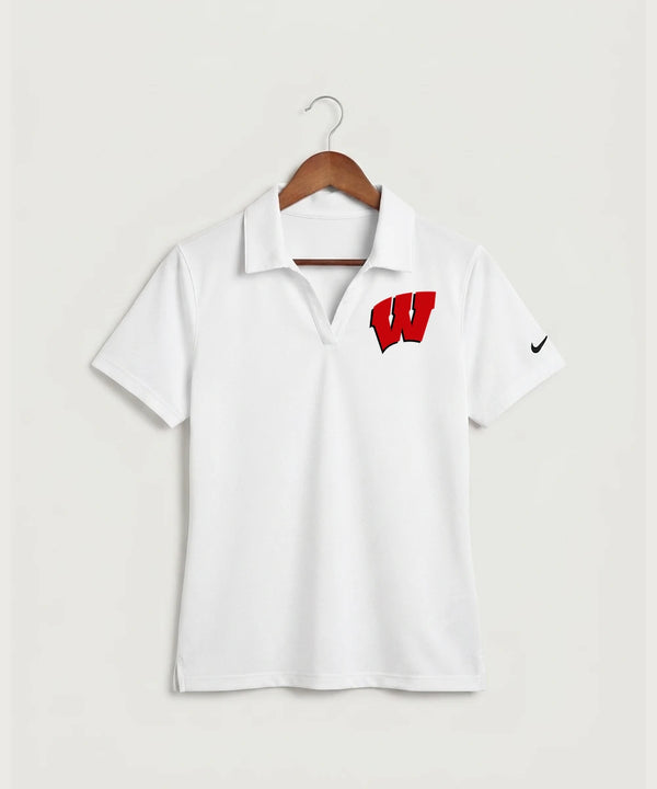 Wisconsin Hanger Test - White Polo - Left Chest (front)