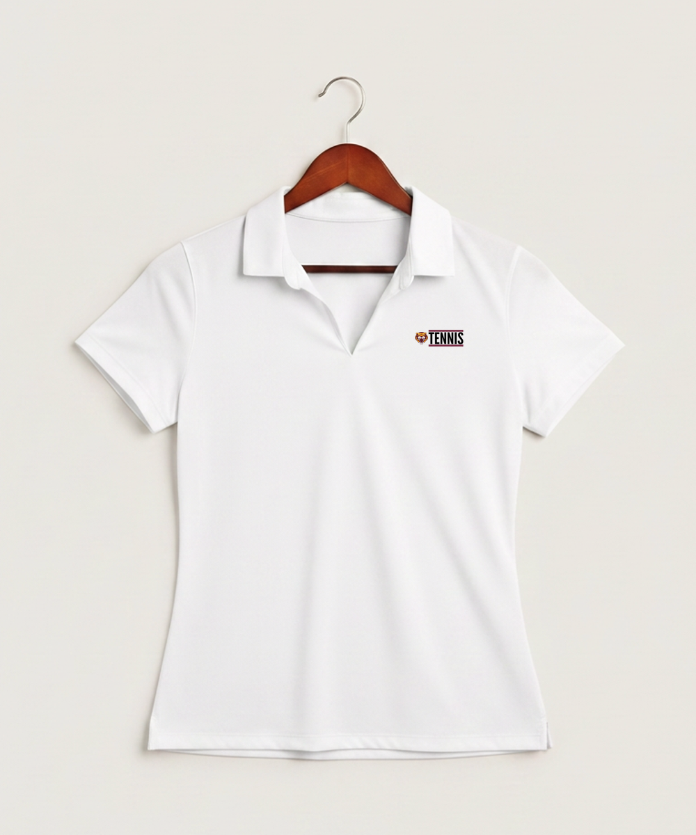 Stewartville High School Tennis (Coed) - White Polo - Left Chest