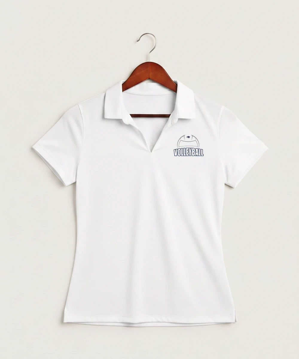 Zumbrota Mazeppa High School Volleyball (Girls) - White Polo - Left Chest