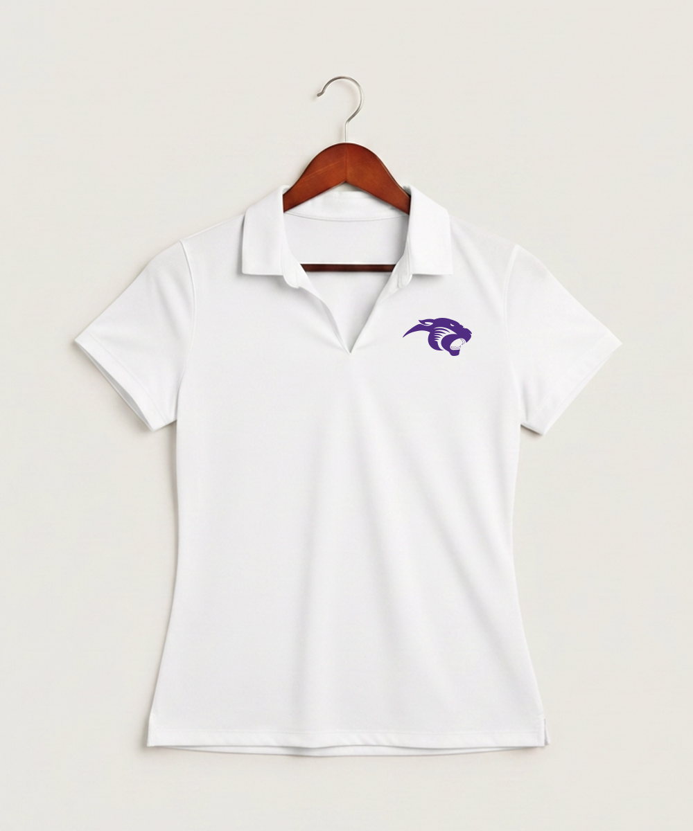 Glencoe Silver Lake High School Athletics - White Polo - Left Chest