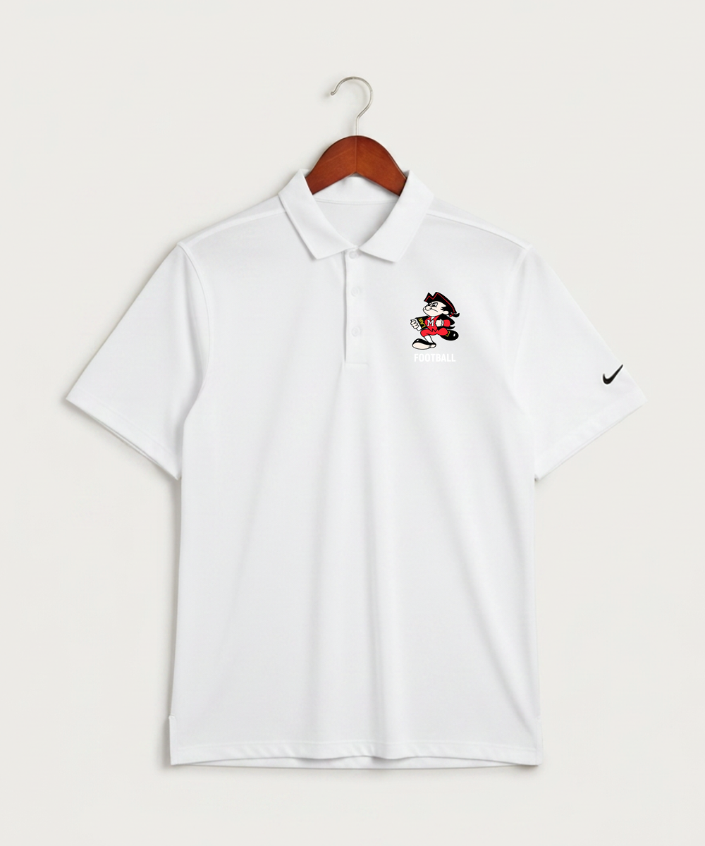 John Marshall High School Basketball (Boys) - White Polo - Left Chest