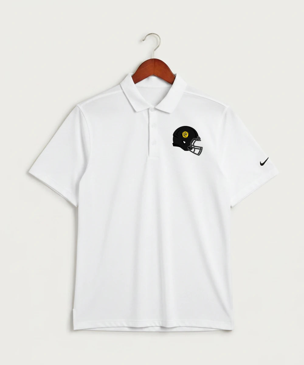 New London Spicer High School Football (Boys) - White Polo - Left Chest