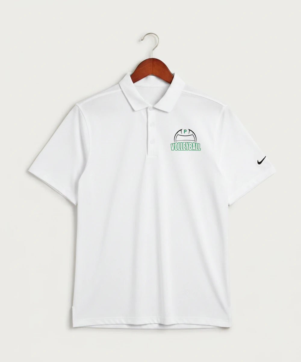 Pipestone Area High School Volleyball (Girls) - White Polo - Left Chest