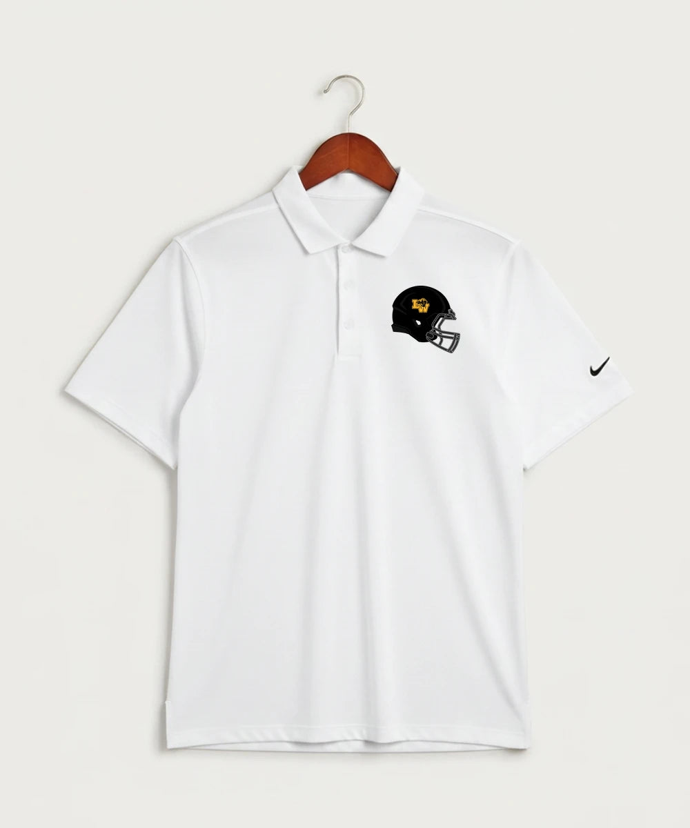 Le-Win Football - White Polo - Left Chest