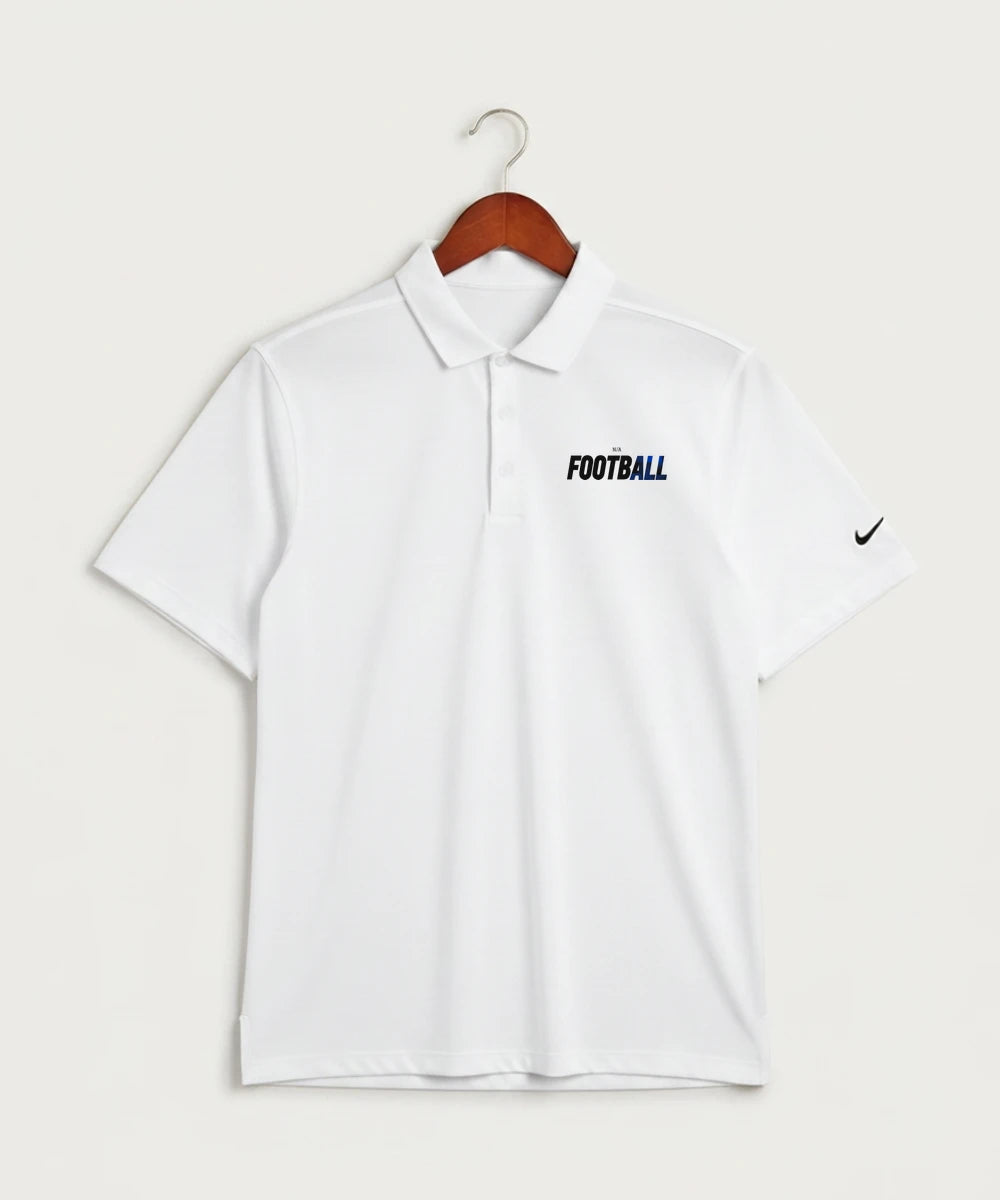 West Bend West High School Football - White Polo - Left Chest