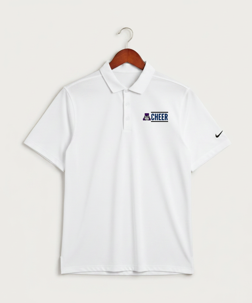 Albany High School Cheerleading - White Polo - Left Chest