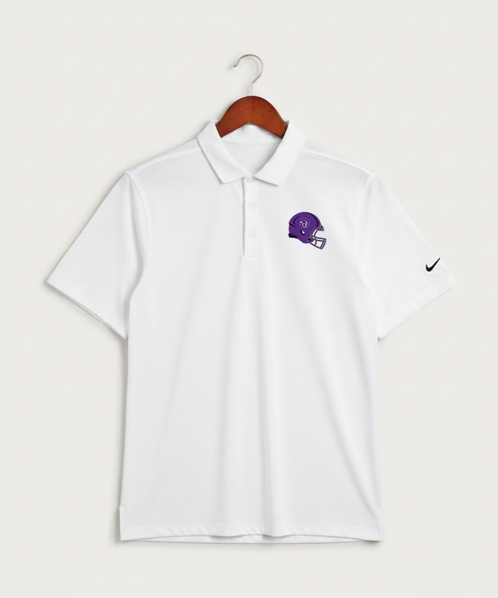 Barnesville High School Football (Boys) - White Polo - Left Chest