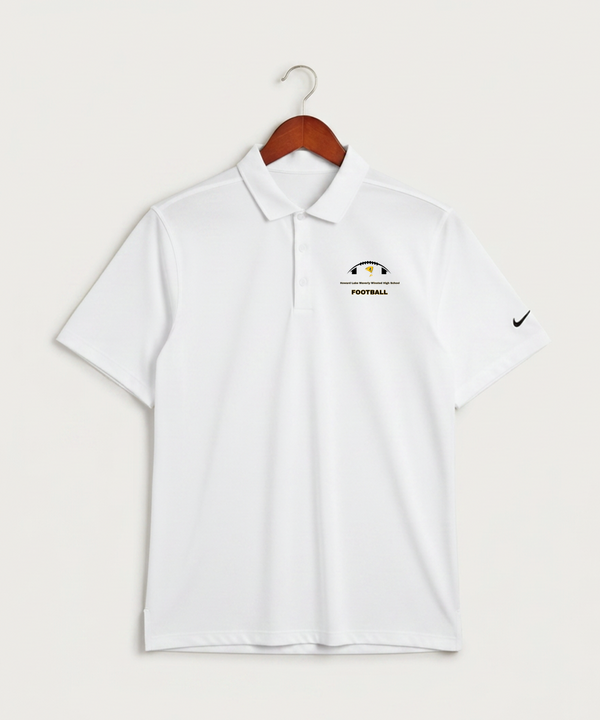Howard Lake Waverly Winsted High School Football (Boys) - White Polo - Left Chest