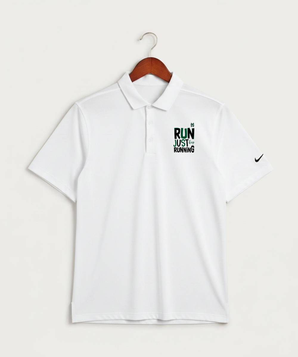 Sleepy Eye St. Mary's High School Athletics - White Polo - Left Chest