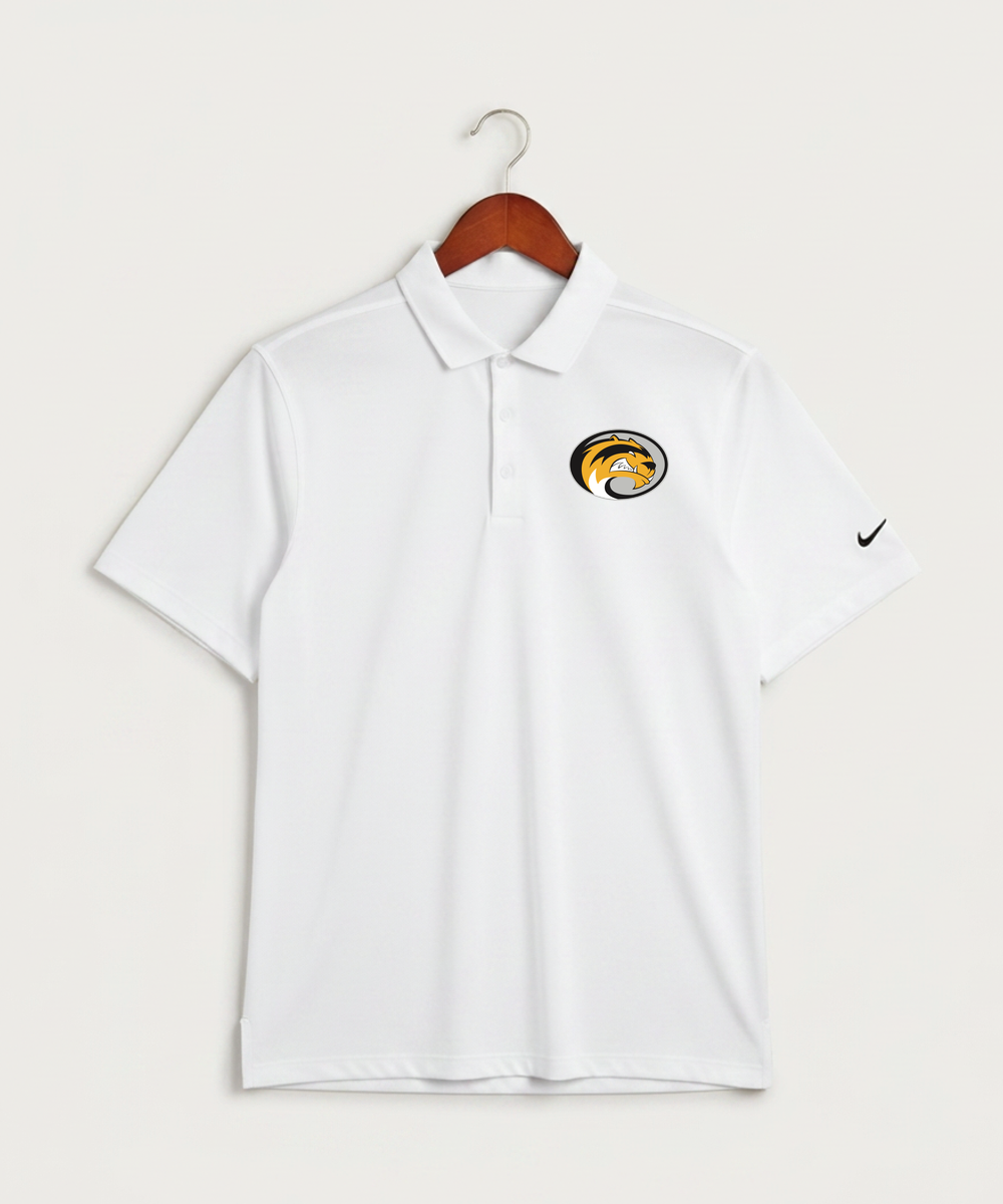Sibley East High School Football (Boys) - White Polo - Left Chest