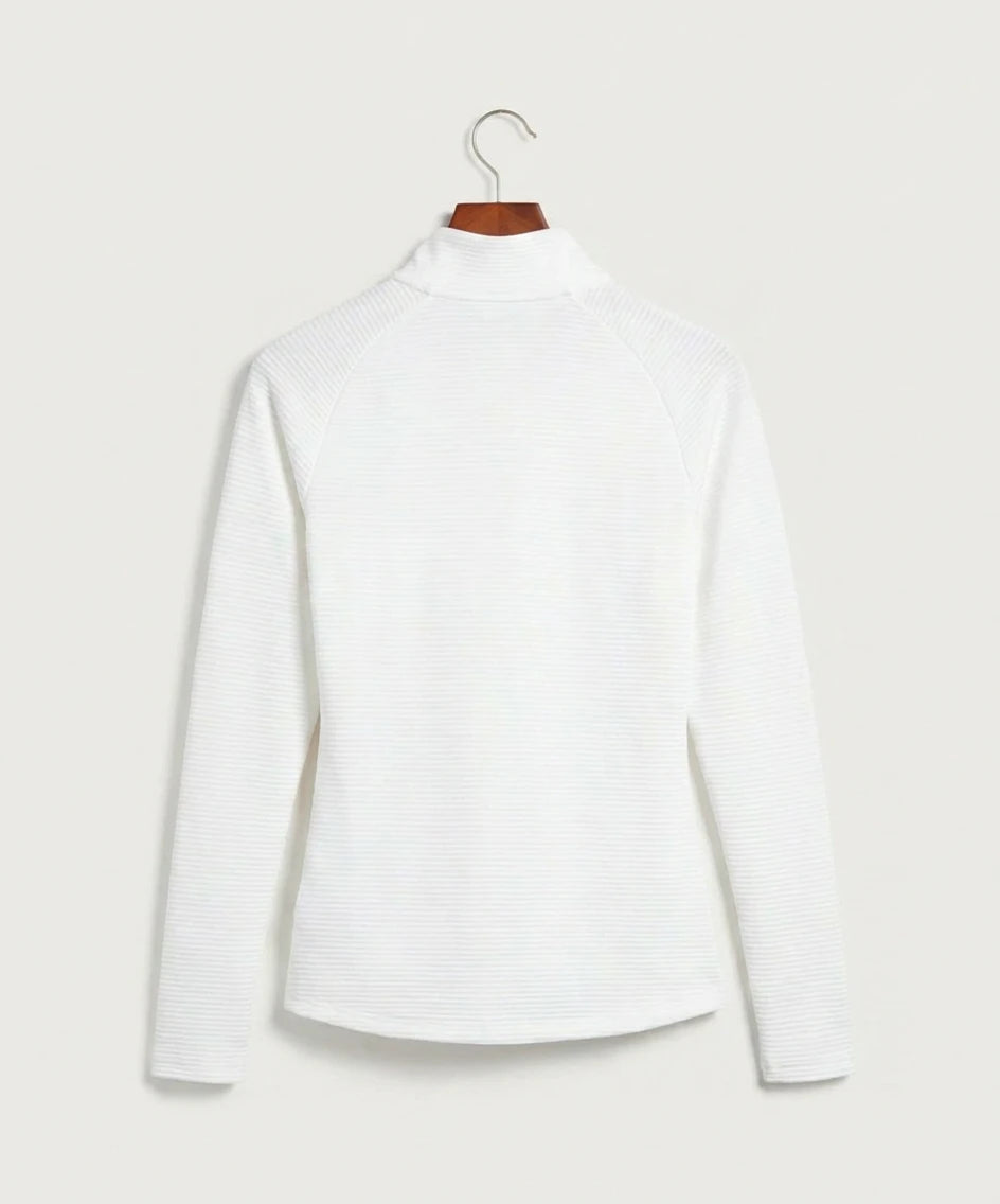 Hershey High School Volleyball Team Store - White Quarter Zip - Left Chest (back)