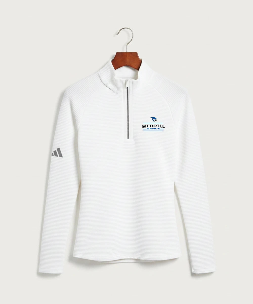 Merrill Dance and Cheer - White Quarter Zip - Left Chest