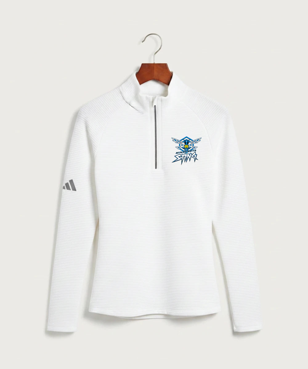 Minnesota Sting Athletics - White Quarter Zip - Left Chest