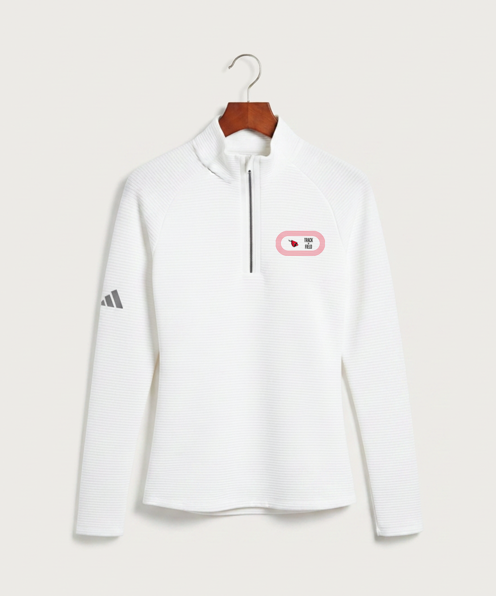 Forreston Track and Field - White Quarter Zip - Left Chest