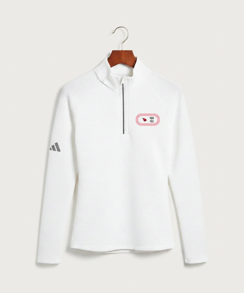 Forreston Track and Field - White Quarter Zip - Left Chest