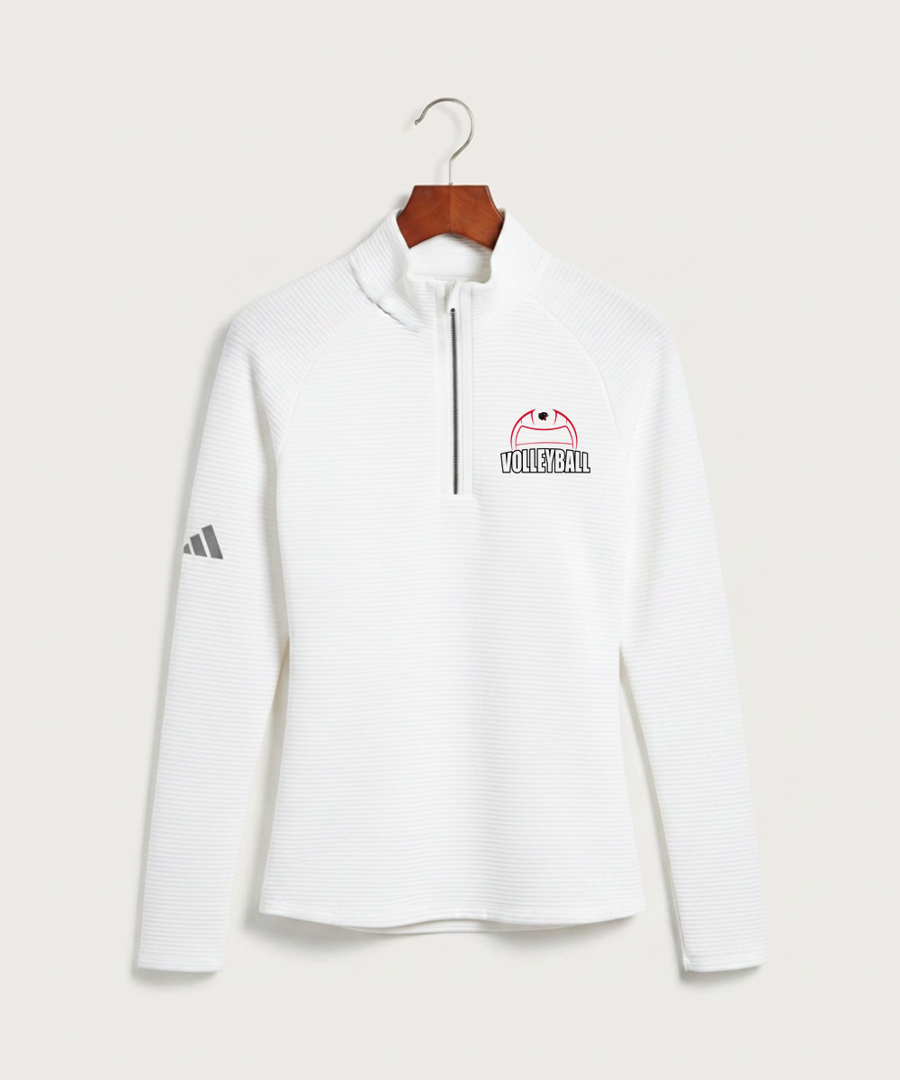 Tracy-Milroy-Balaton High School Volleyball (Girls) - White Quarter Zip - Left Chest