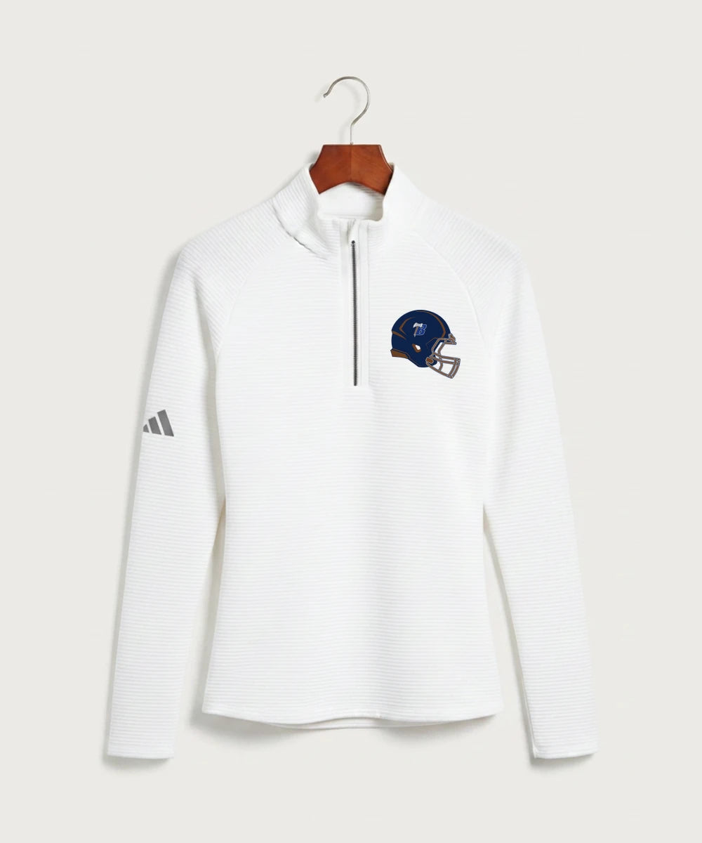 Bemidji High School Football (Boys) - White Quarter Zip - Left Chest