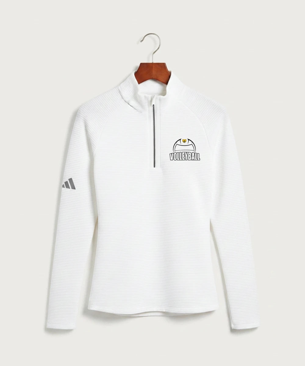 Byron High School Volleyball (Girls) - White Quarter Zip - Left Chest
