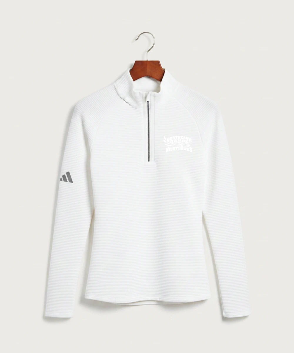 Northeast Range High School Volleyball (Girls) - White Quarter Zip - Left Chest