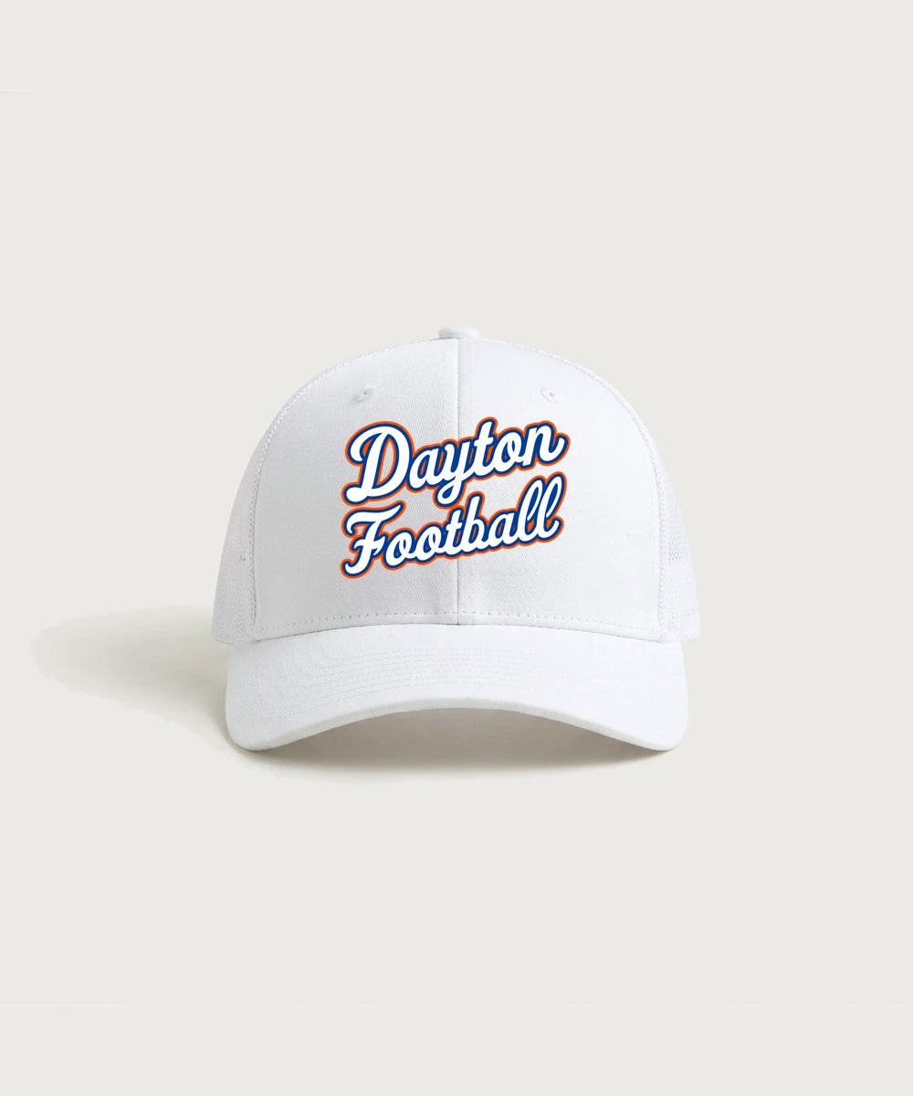 Jonathan Dayton High School Football Team Store - White/ White Sport-Tek Club Trucker Cap STC46