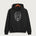 Sargent County High School Football (Boys) - Jet Black Port & Co Core Fleece Pullover Hooded Sweatshirt. PC78H
